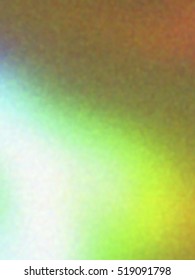 Blurred defocused iridescent hologram background. Trendy digital noise. Spotted surface. Abstract colorful composition, vector EPS10. Not trace image, include mesh gradient only