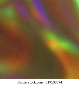Blurred defocused iridescent hologram background. Trendy digital noise. Spotted surface. Abstract colorful composition, vector EPS10. Not trace image, include mesh gradient only