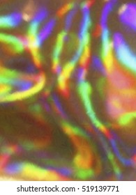 Blurred defocused iridescent hologram background. Trendy digital noise. Spotted surface. Abstract colorful composition, vector EPS10. Not trace image, include mesh gradient only