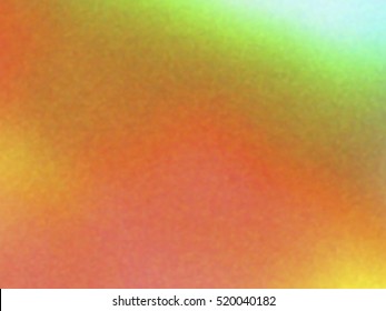 Blurred defocused iridescent hologram background. Trendy digital noise. Spotted surface. Abstract colorful composition, vector EPS10. Not trace image, include mesh gradient only