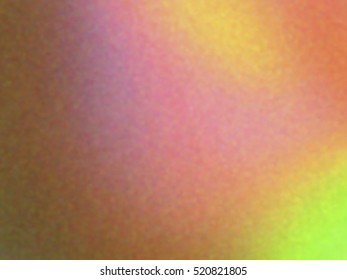 Blurred defocused iridescent hologram background. Trendy digital noise. Spotted surface. Abstract colorful composition, vector EPS10. Not trace image, include mesh gradient only