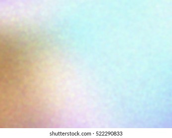 Blurred defocused iridescent hologram background. Trendy digital noise. Spotted surface. Abstract colorful composition, vector EPS10. Not trace image, include mesh gradient only
