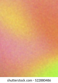 Blurred defocused iridescent hologram background. Trendy digital noise. Spotted surface. Abstract colorful composition, vector EPS10. Not trace image, include mesh gradient only