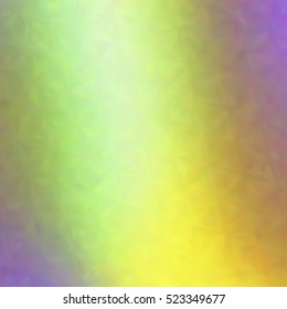 Blurred defocused iridescent hologram background. Trendy digital noise. Spotted surface. Abstract colorful composition, vector EPS10. Not trace image, include mesh gradient only
