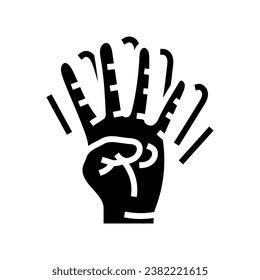 blurred double vision disease symptom glyph icon vector. blurred double vision disease symptom sign. isolated symbol illustration