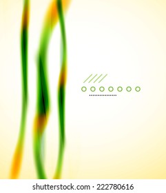 Blurred flowing business wave, energy symbol. Web abstract background