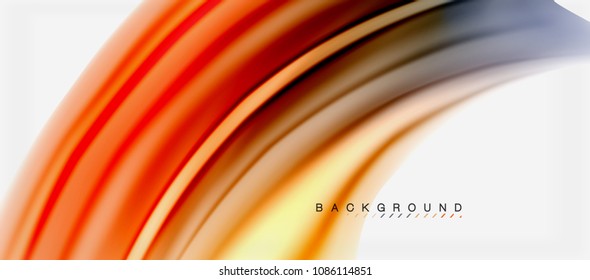Unscharfer Hintergrund, abstrakte Wellen Linien, Vermischen von Farben mit Lichteffekten auf hellem Hintergrund. Vektorgrafik für Präsentationen, App-Bildschirmhintergründe, Banner oder Poster