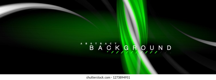 Fondo de color de fluido borroso, líneas de ondas abstractas, mezcla de colores con efectos de luz sobre el fondo de la luz. Ilustración artística para presentación, fondo de pantalla de aplicación, pancarta o carteles