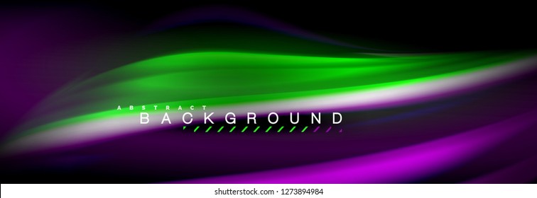 Fondo de color de fluido borroso, líneas de ondas abstractas, mezcla de colores con efectos de luz sobre el fondo de la luz. Ilustración artística para presentación, fondo de pantalla de aplicación, pancarta o carteles