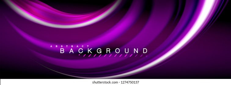 Blurred fluid colors background, abstract waves lines, mixing colours with light effects on light backdrop. Artistic illustration for presentation, app wallpaper, banner or posters