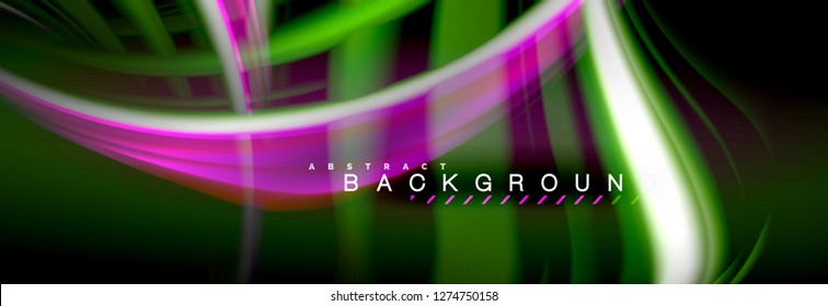Blurred fluid colors background, abstract waves lines, mixing colours with light effects on light backdrop. Artistic illustration for presentation, app wallpaper, banner or posters