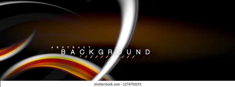 Fondo de color de fluido borroso, líneas de ondas abstractas, mezcla de colores con efectos de luz sobre el fondo de la luz. Ilustración artística para presentación, fondo de pantalla de aplicación, pancarta o carteles