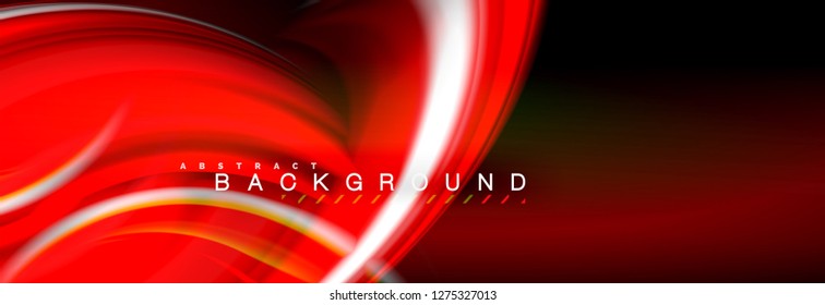 Blurred fluid colors background, abstract waves lines, mixing colours with light effects on light backdrop. Artistic illustration for presentation, app wallpaper, banner or posters