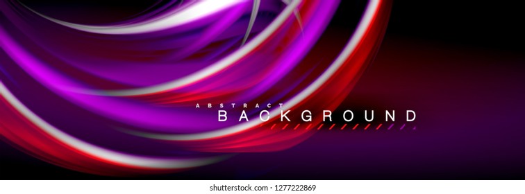 Blurred fluid colors background, abstract waves lines, mixing colours with light effects on light backdrop. Artistic illustration for presentation, app wallpaper, banner or posters