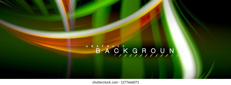 Blurred fluid colors background, abstract waves lines, mixing colours with light effects on light backdrop. Artistic illustration for presentation, app wallpaper, banner or posters