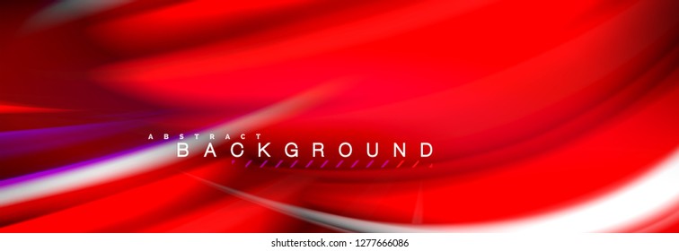 Fondo de color de fluido borroso, líneas de ondas abstractas, mezcla de colores con efectos de luz sobre el fondo de la luz. Ilustración artística para presentación, fondo de pantalla de aplicación, pancarta o carteles
