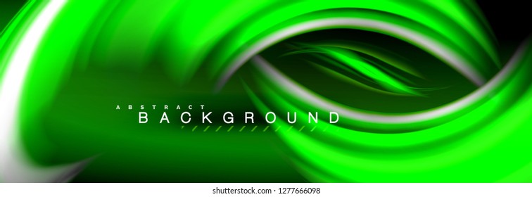 Blurred fluid colors background, abstract waves lines, mixing colours with light effects on light backdrop. Artistic illustration for presentation, app wallpaper, banner or posters