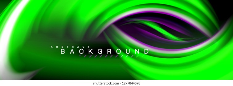 Blurred fluid colors background, abstract waves lines, mixing colours with light effects on light backdrop. Artistic illustration for presentation, app wallpaper, banner or posters