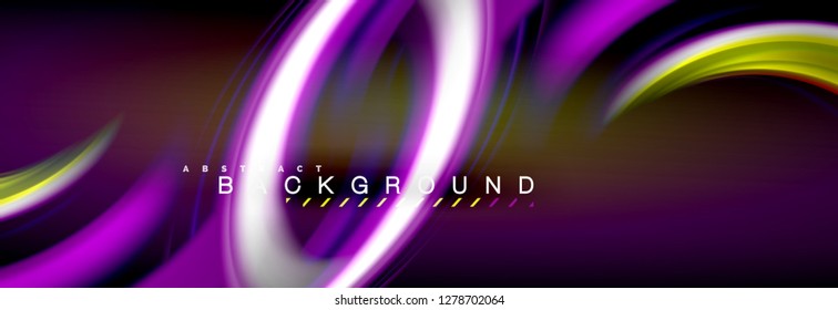 Blurred fluid colors background, abstract waves lines, mixing colours with light effects on light backdrop. Artistic illustration for presentation, app wallpaper, banner or posters