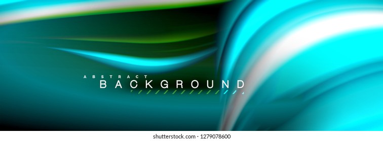 Fundo de cores fluidas borradas, linhas de ondas abstratas, mistura de cores com efeitos de luz em fundo de luz. Ilustração artística para apresentação, papel de parede do aplicativo, banner ou cartazes
