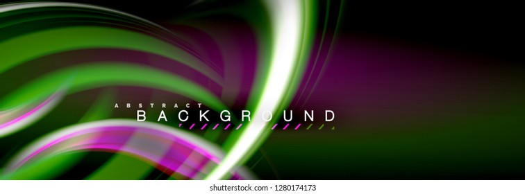 Blurred fluid colors background, abstract waves lines, mixing colours with light effects on light backdrop. Artistic illustration for presentation, app wallpaper, banner or posters