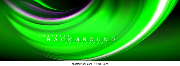 Blurred fluid colors background, abstract waves lines, mixing colours with light effects on light backdrop. Artistic illustration for presentation, app wallpaper, banner or posters