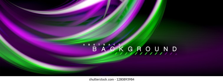 Blurred fluid colors background, abstract waves lines, mixing colours with light effects on light backdrop. Artistic illustration for presentation, app wallpaper, banner or posters