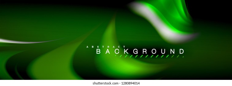 Blurred fluid colors background, abstract waves lines, mixing colours with light effects on light backdrop. Artistic illustration for presentation, app wallpaper, banner or posters