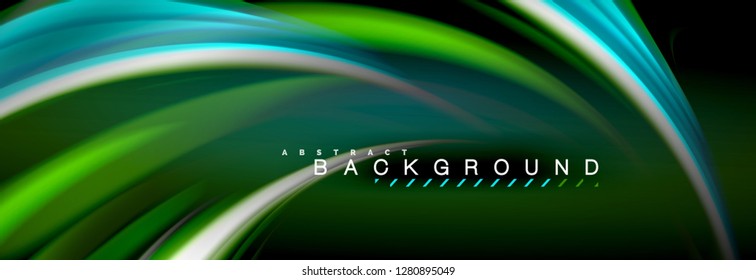 Blurred fluid colors background, abstract waves lines, mixing colours with light effects on light backdrop. Artistic illustration for presentation, app wallpaper, banner or posters