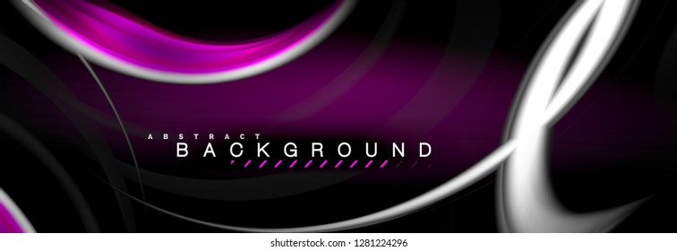 Blurred fluid colors background, abstract waves lines, mixing colours with light effects on light backdrop. Artistic illustration for presentation, app wallpaper, banner or posters