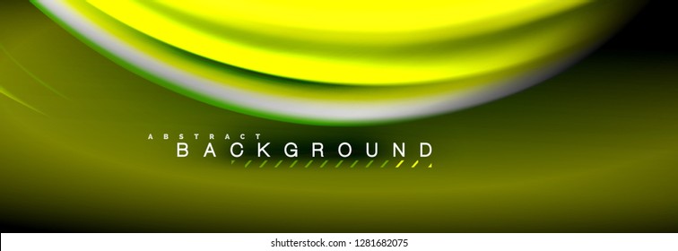 Blurred fluid colors background, abstract waves lines, mixing colours with light effects on light backdrop. Artistic illustration for presentation, app wallpaper, banner or posters