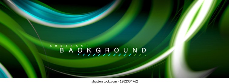 Unscharfer Hintergrund, abstrakte Wellen Linien, Vermischen von Farben mit Lichteffekten auf hellem Hintergrund. Künstliche Illustration für Präsentationen, App-Bildschirmhintergründe, Banner oder Poster