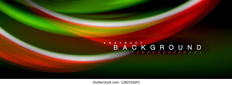 Unscharfer Hintergrund, abstrakte Wellen Linien, Vermischen von Farben mit Lichteffekten auf hellem Hintergrund. Künstliche Illustration für Präsentationen, App-Bildschirmhintergründe, Banner oder Poster