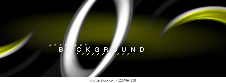 Fondo de color de fluido borroso, líneas de ondas abstractas, mezcla de colores con efectos de luz sobre el fondo de la luz. Ilustración artística para presentación, fondo de pantalla de aplicación, pancarta o carteles