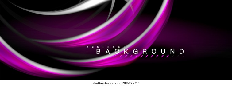 Blurred fluid colors background, abstract waves lines, mixing colours with light effects on light backdrop. Artistic illustration for presentation, app wallpaper, banner or posters