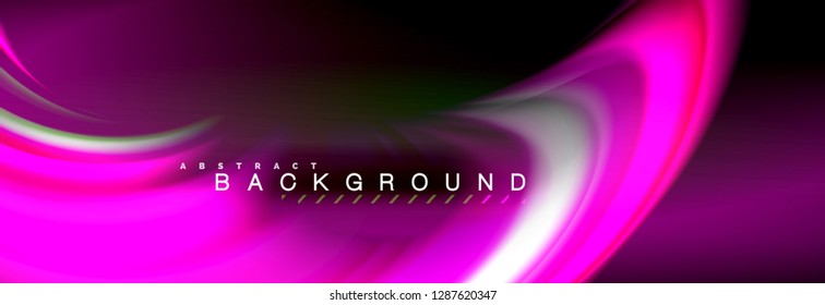 Blurred fluid colors background, abstract waves lines, mixing colours with light effects on light backdrop. Artistic illustration for presentation, app wallpaper, banner or posters