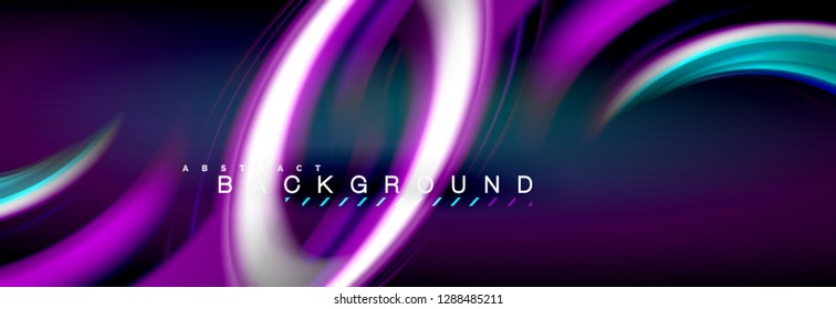Blurred fluid colors background, abstract waves lines, mixing colours with light effects on light backdrop. Artistic illustration for presentation, app wallpaper, banner or posters