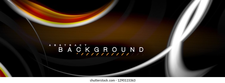 Blurred fluid colors background, abstract waves lines, mixing colours with light effects on light backdrop. Artistic illustration for presentation, app wallpaper, banner or posters