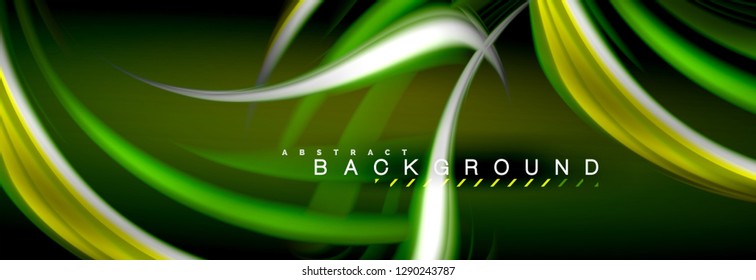 Blurred fluid colors background, abstract waves lines, mixing colours with light effects on light backdrop. Artistic illustration for presentation, app wallpaper, banner or posters