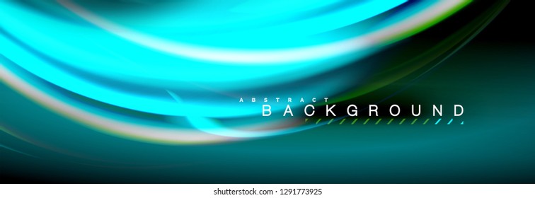 Blurred fluid colors background, abstract waves lines, mixing colours with light effects on light backdrop. Artistic illustration for presentation, app wallpaper, banner or posters