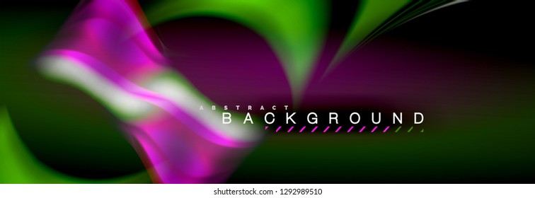 Blurred fluid colors background, abstract waves lines, mixing colours with light effects on light backdrop. Artistic illustration for presentation, app wallpaper, banner or posters