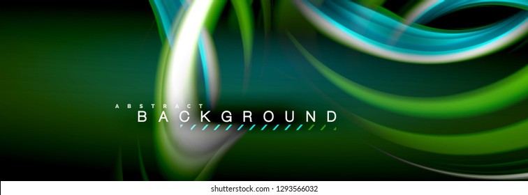 Blurred fluid colors background, abstract waves lines, mixing colours with light effects on light backdrop. Artistic illustration for presentation, app wallpaper, banner or posters