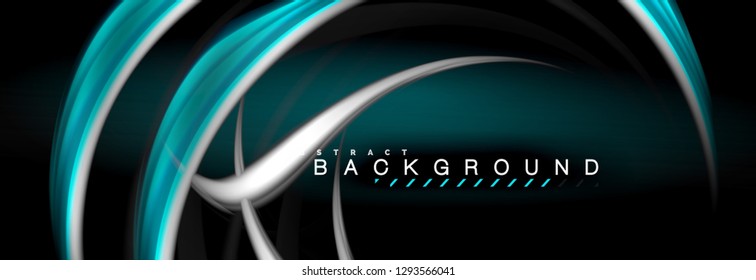 Blurred fluid colors background, abstract waves lines, mixing colours with light effects on light backdrop. Artistic illustration for presentation, app wallpaper, banner or posters