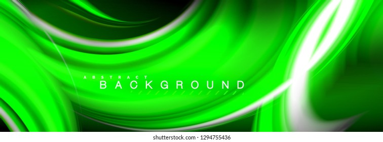 Blurred fluid colors background, abstract waves lines, mixing colours with light effects on light backdrop. Artistic illustration for presentation, app wallpaper, banner or posters