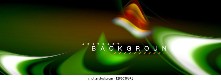 Unscharfer Hintergrund, abstrakte Wellen Linien, Vermischen von Farben mit Lichteffekten auf hellem Hintergrund. Künstliche Illustration für Präsentationen, App-Bildschirmhintergründe, Banner oder Poster