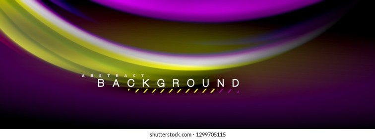 Blurred fluid colors background, abstract waves lines, mixing colours with light effects on light backdrop. Artistic illustration for presentation, app wallpaper, banner or posters