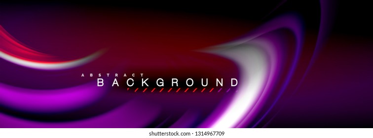 Blurred fluid colors background, abstract waves lines, mixing colours with light effects on light backdrop. Artistic illustration for presentation, app wallpaper, banner or posters