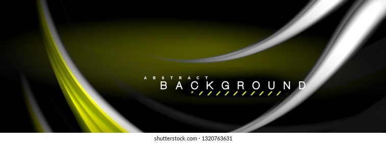 Blurred fluid colors background, abstract waves lines, mixing colours with light effects on light backdrop. Artistic illustration for presentation, app wallpaper, banner or posters
