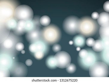 Blurred glowing background effect vector