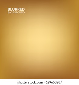 Blurred golden background. Vector illustration.